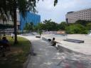 Skatepark in an der Sommerset MRT-Station.